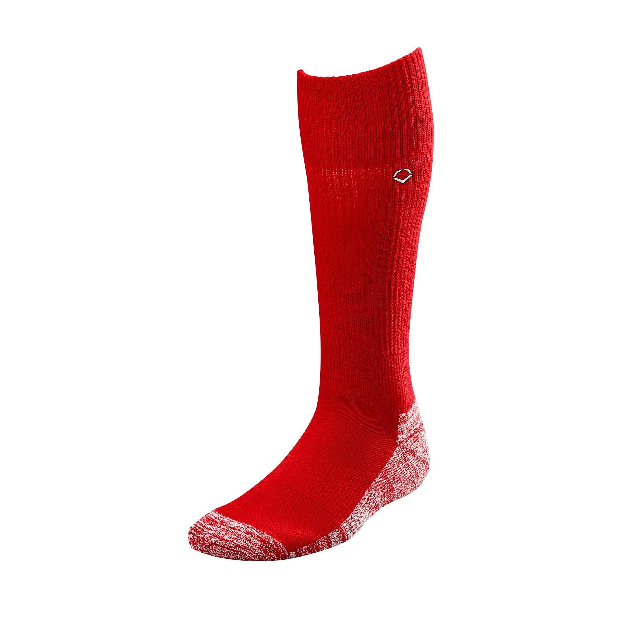 EvoShield Men's Red Game Baseball Socks - Large